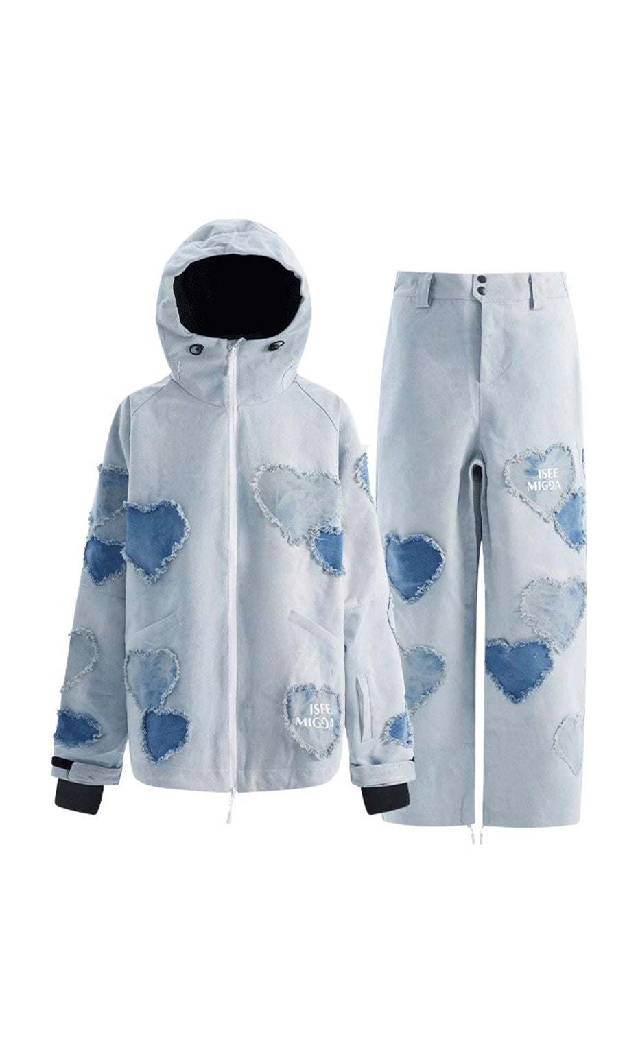 ISEE MIGGA Cowboy Destroys Heart Ski Suit
