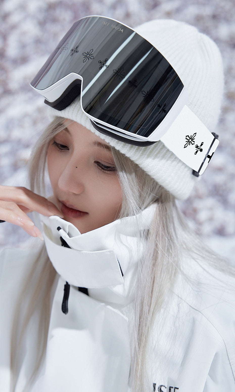 ISEE MIGGA Laser Printed Snow Goggles
