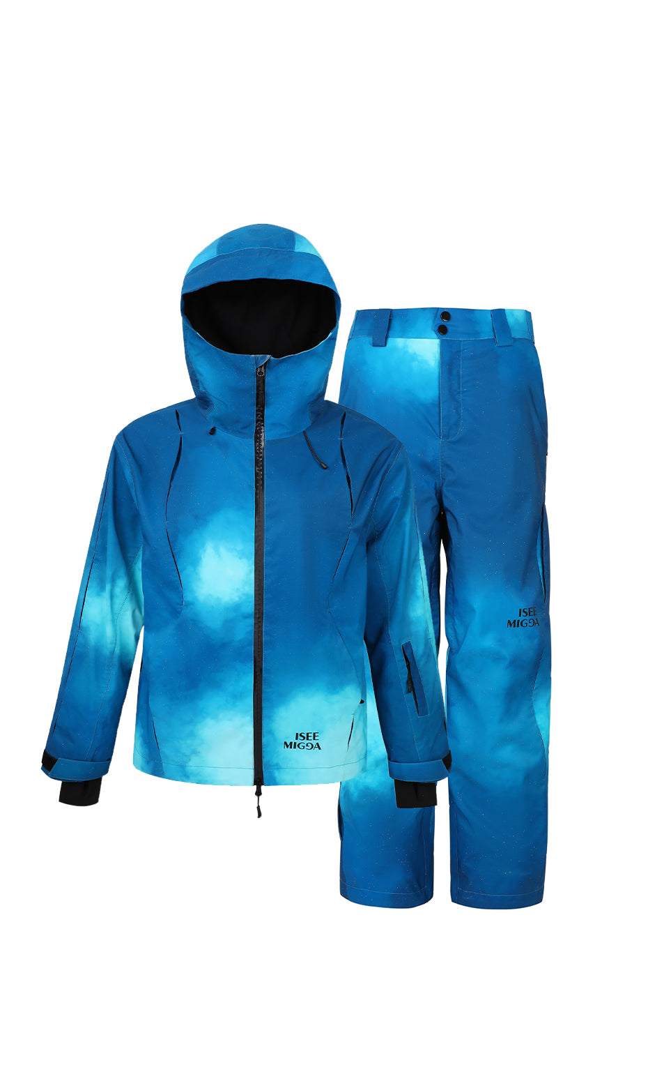 ISEE MIGGA Children's Undersea Starry Sky Ski Suit