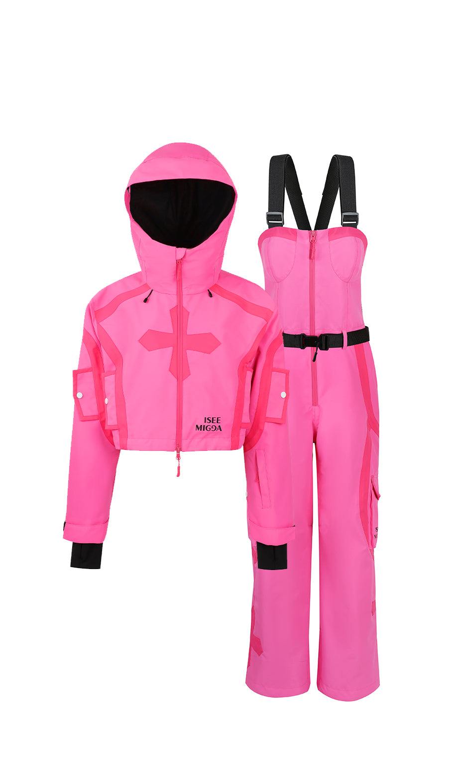 ISEE MIGGA Snowy Powder Shadow Ski Suit