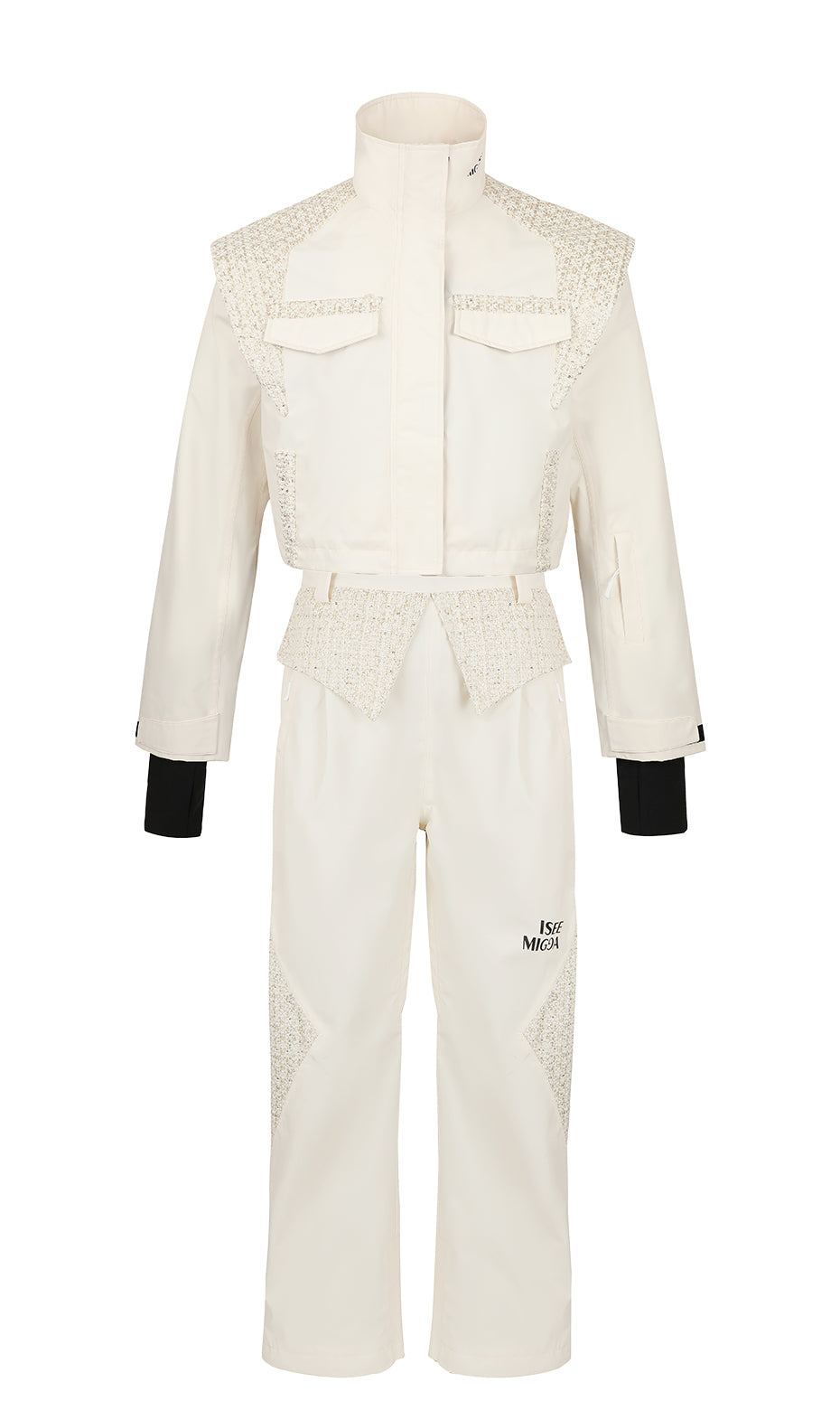 ISEE MIGGA Platinum Chanel Style Ski Suit
