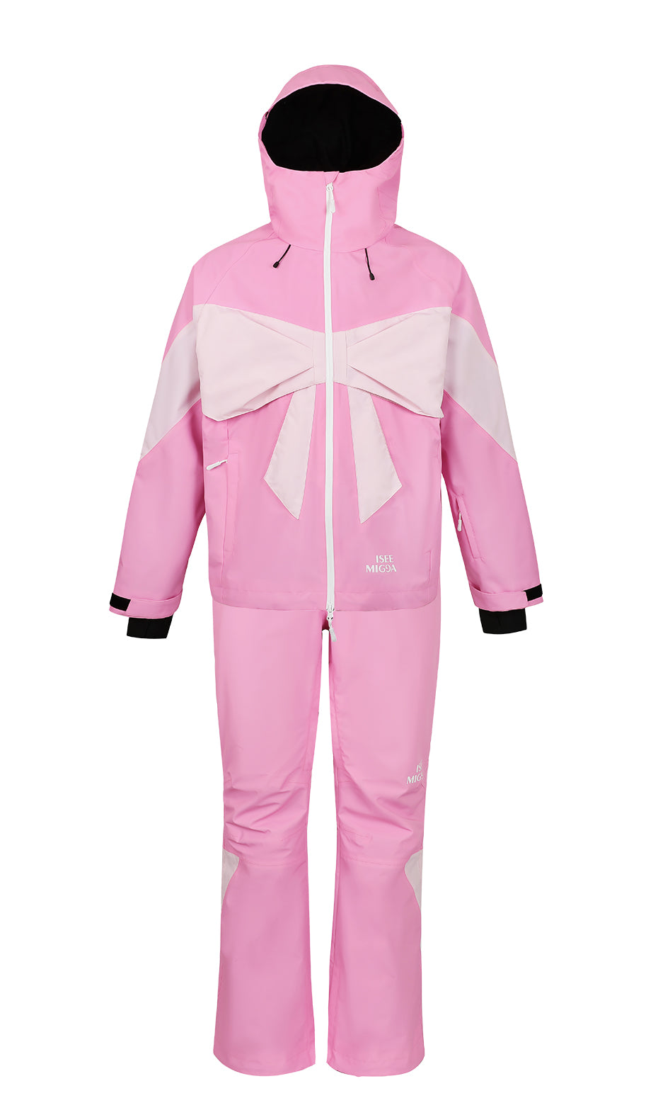 ISEE MIGGA Pink 3D Bow Ski Suit