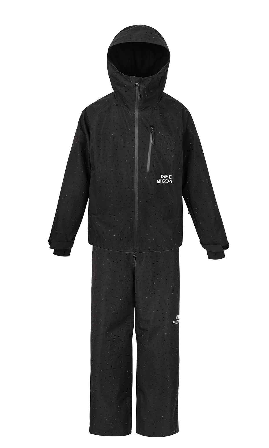 ISEE MIGGA Diamond Black Warrior Ski Suit
