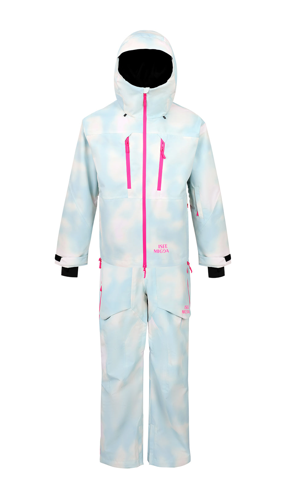 ISEE MIGGA Smoky Green Plum Ski Suit