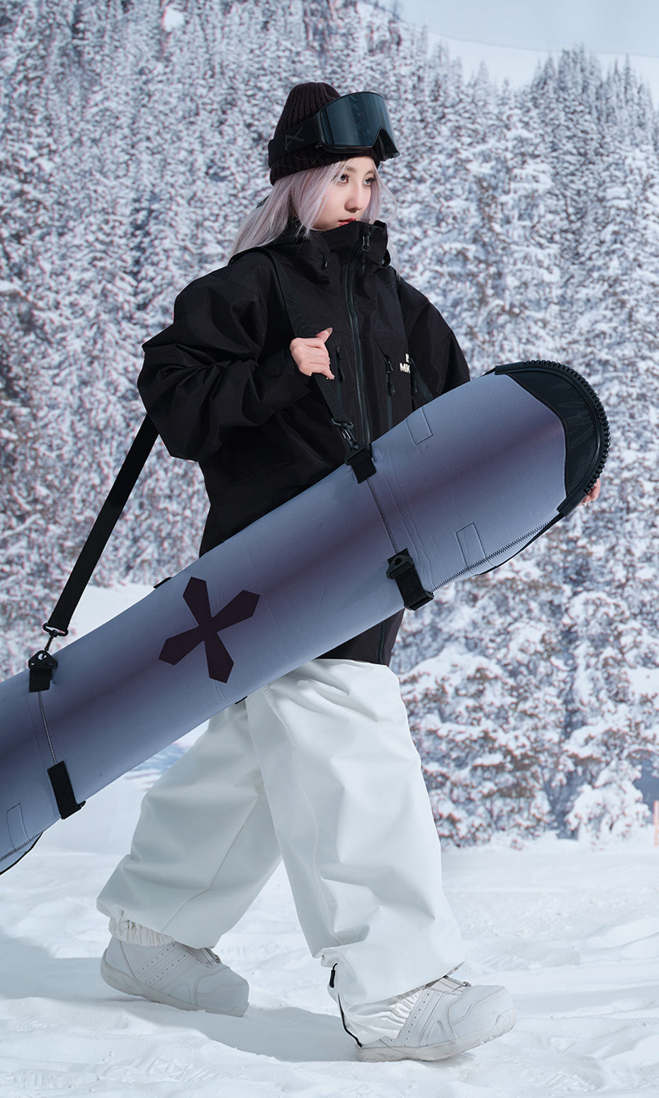 IseeMigga Snowboard Reisevesker