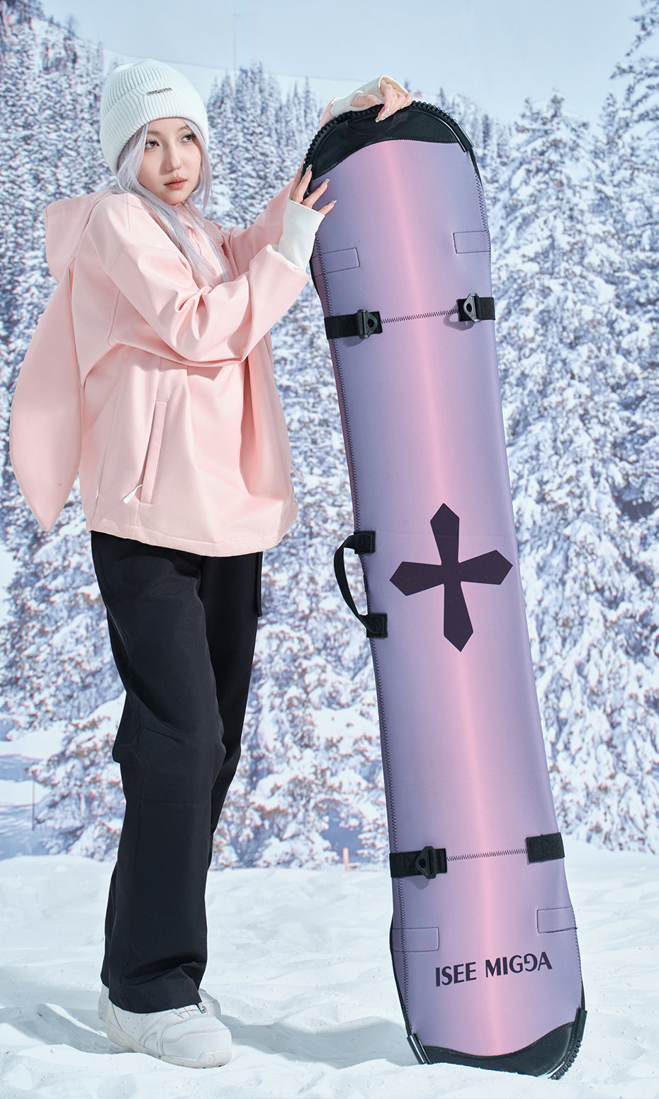 IseeMigga Snowboard Reisevesker