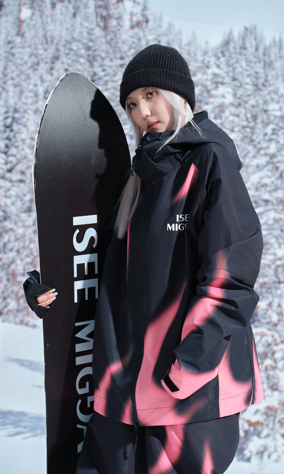 ISEE MIGGA Pink Flame Ski Suit