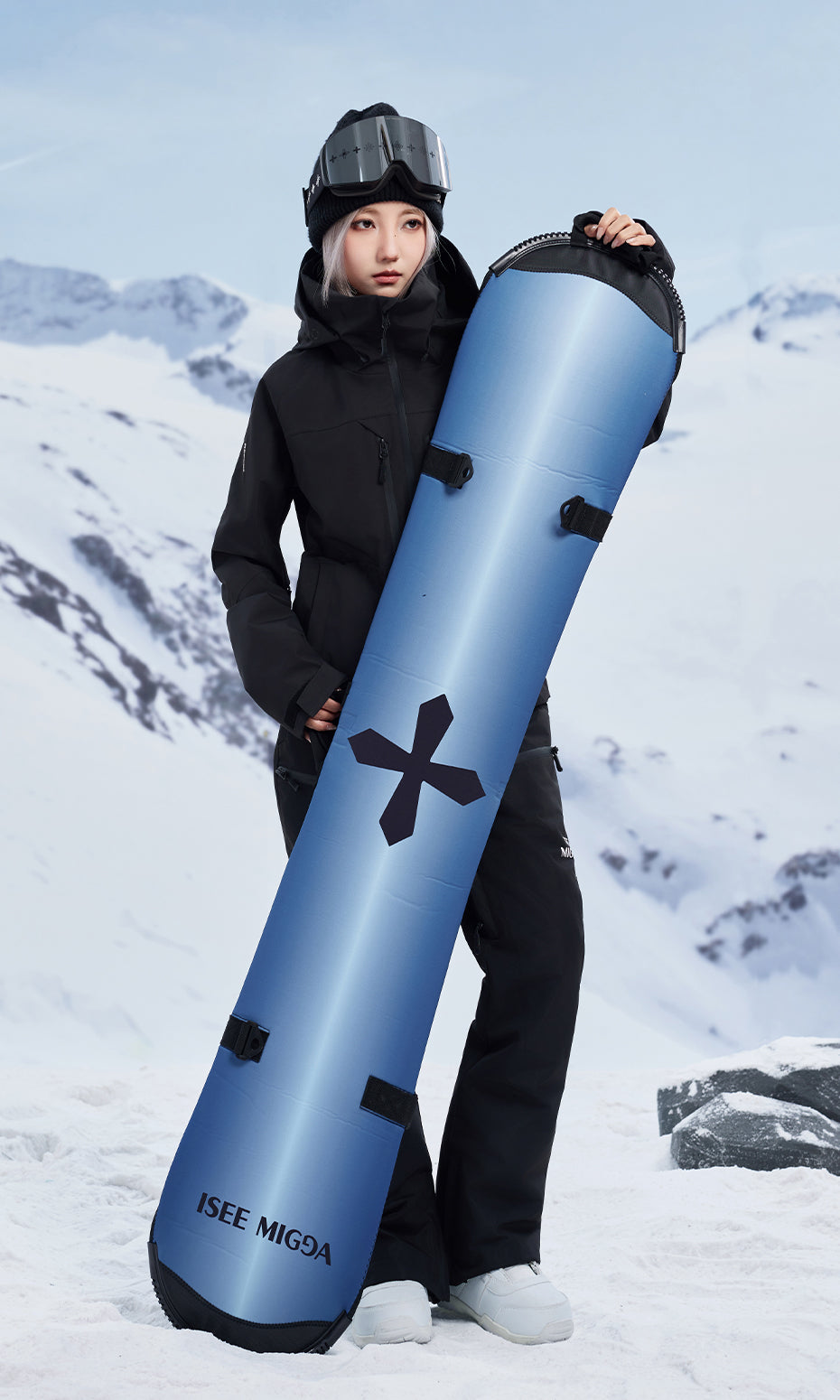 IseeMigga Snowboard Reisevesker