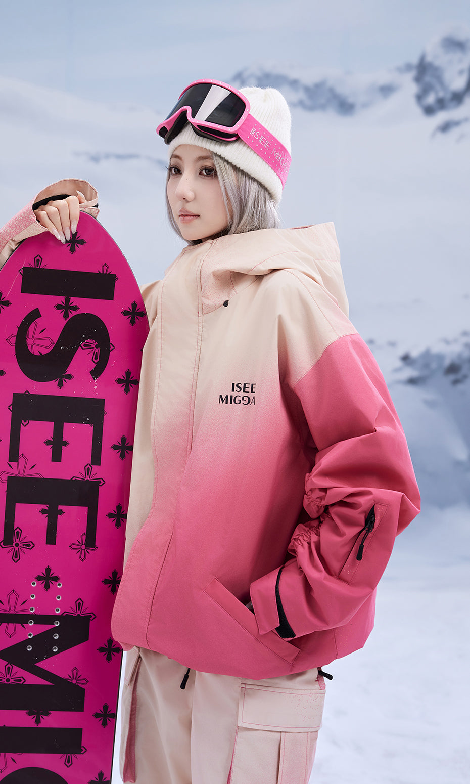 ISEE MIGGA Sweetheart Guava Ski Suit