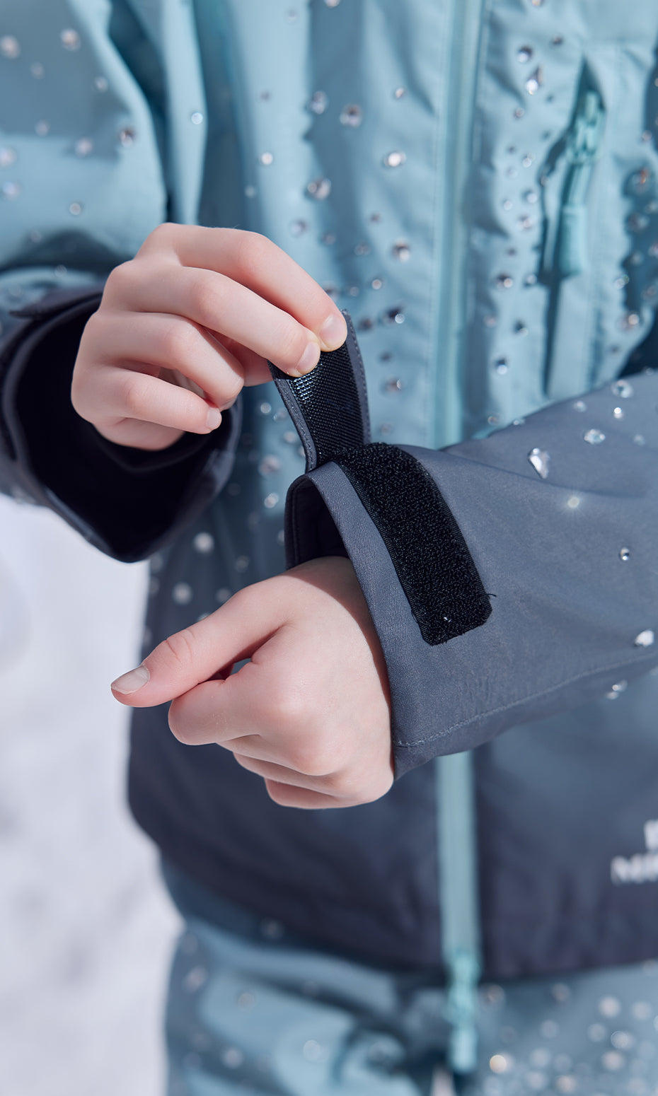 ISEE MIGGA Children's Secret Ski Suit in Ocean Blue