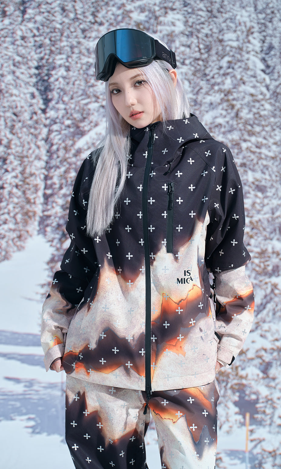 ISEE MIGGA Burning Embers Ski Suit