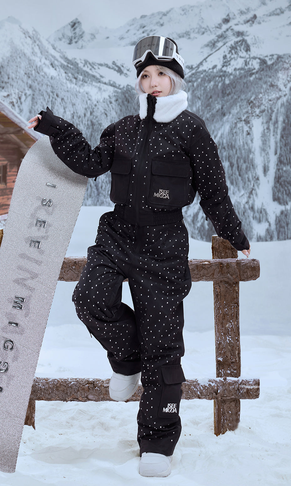 ISEE MIGGA Snowy Night Fairy Ski Suit