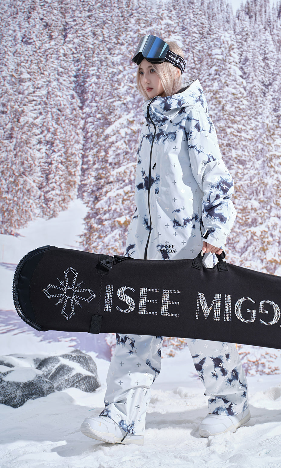 ISEE MIGGA Snowboard Travel Bags with Diamond