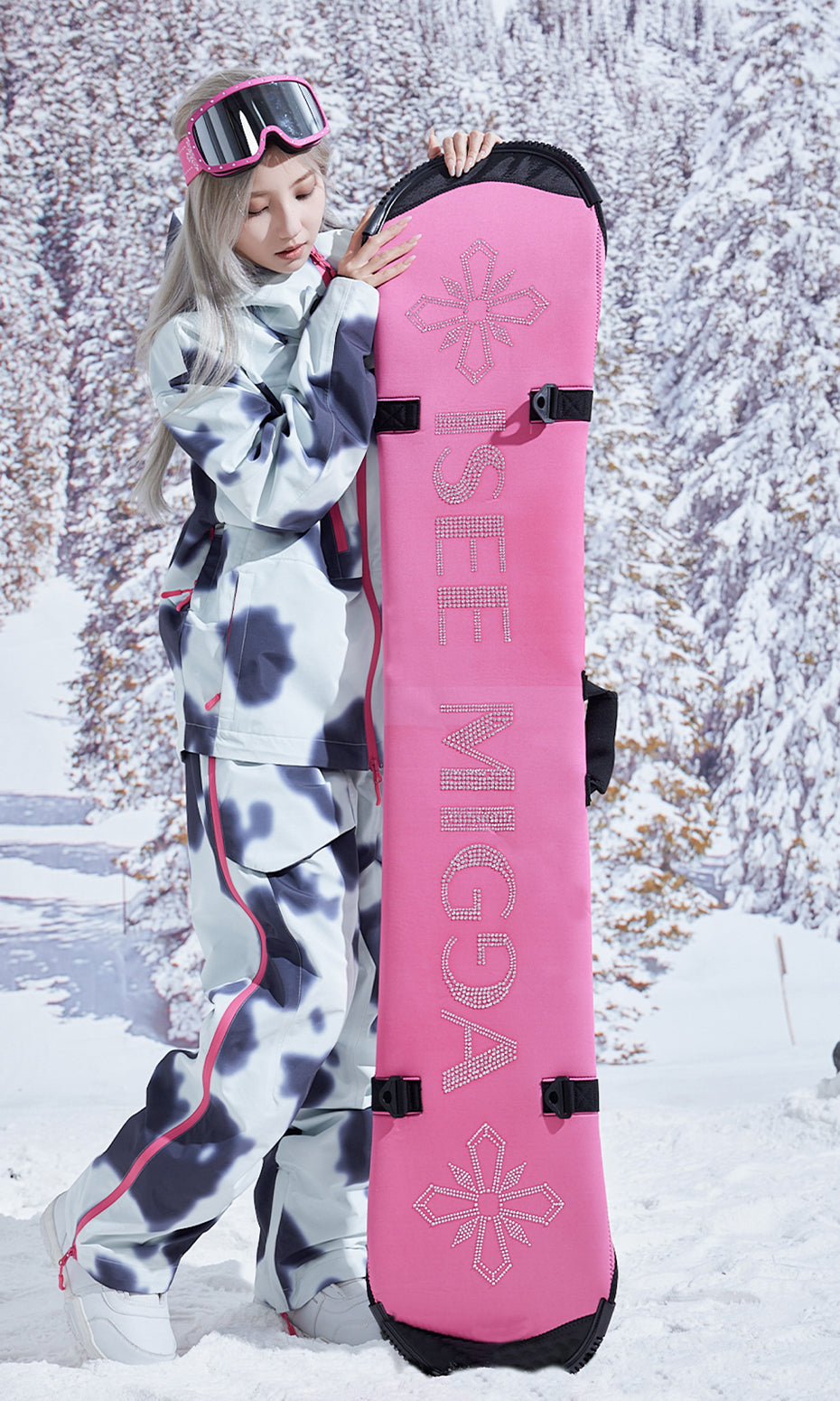 ISEE MIGGA Snowboard Travel Bags with Diamond