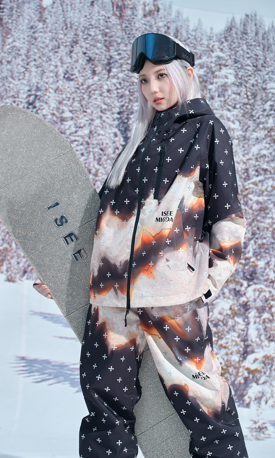 ISEE MIGGA Burning Embers Ski Suit