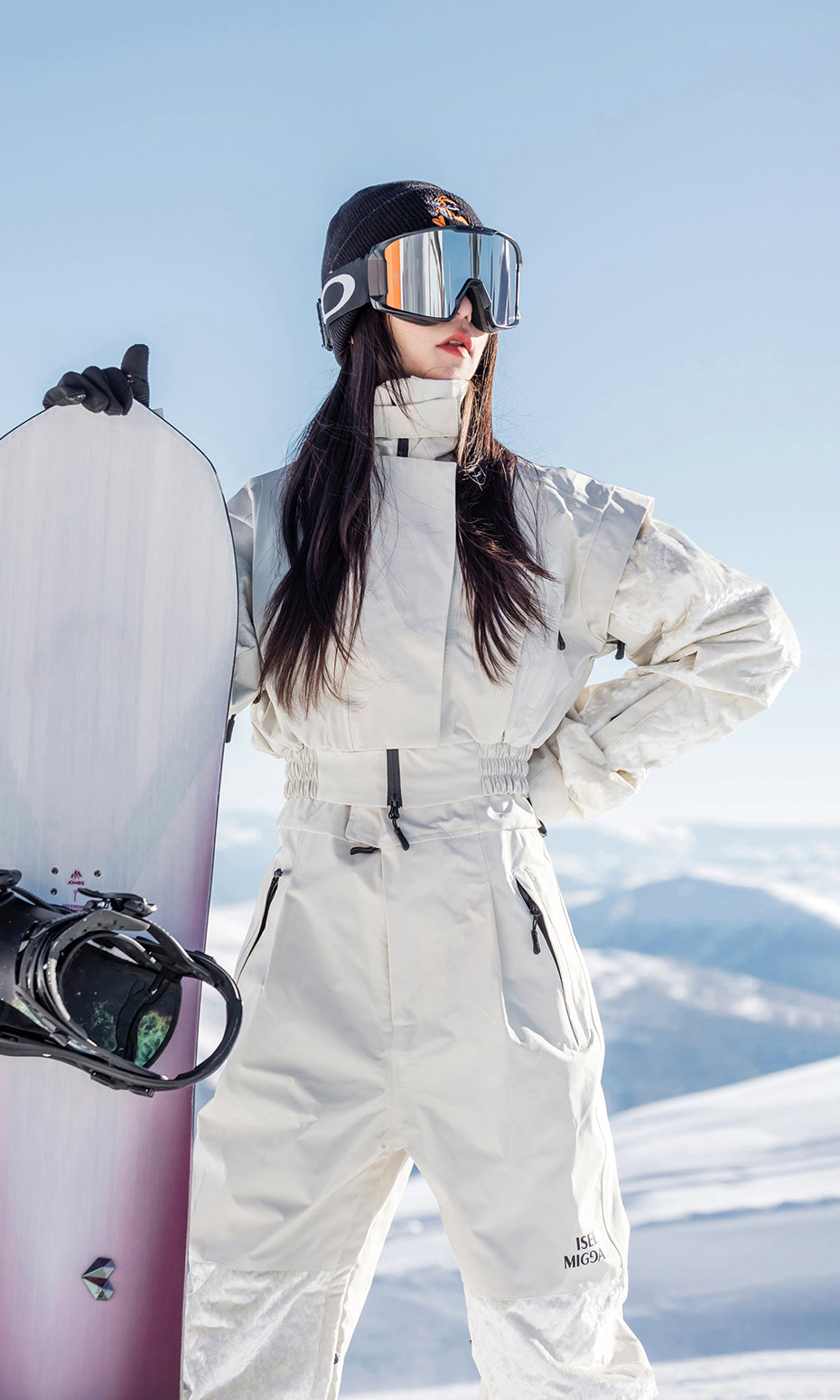 ISEE MIGGA Velvet Quilted Ski Suit