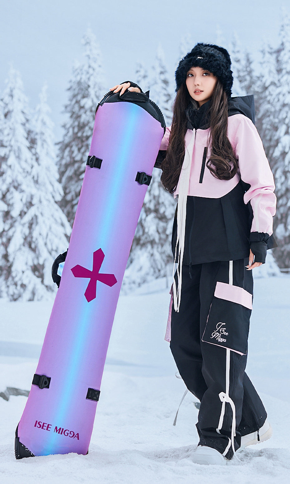 IseeMigga Snowboard Reisevesker