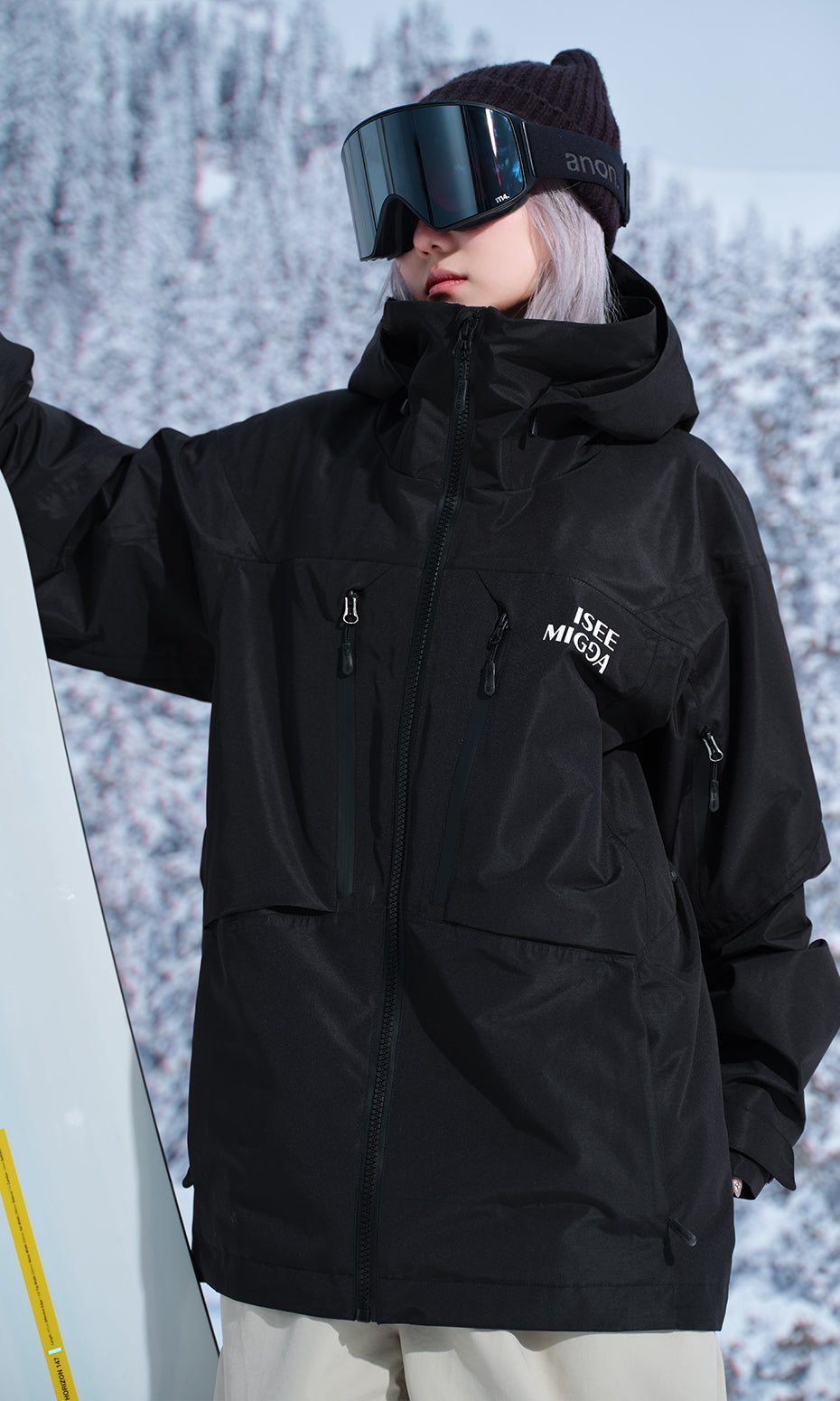 ISEE MIGGA Shadow Black Ski Wear