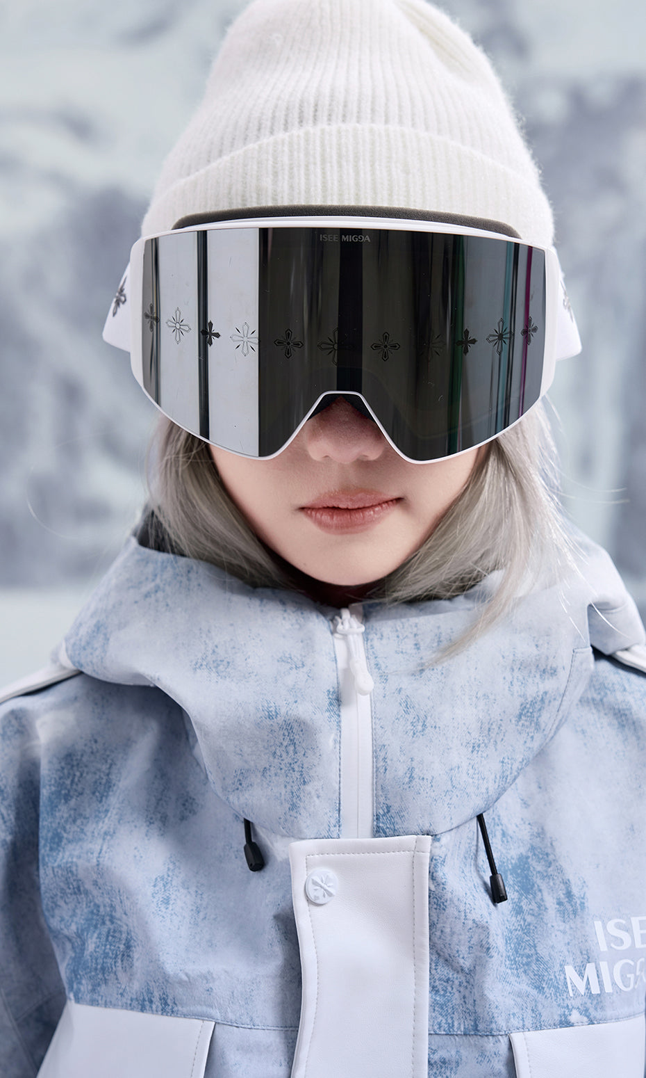 Lasertrykte snøbriller