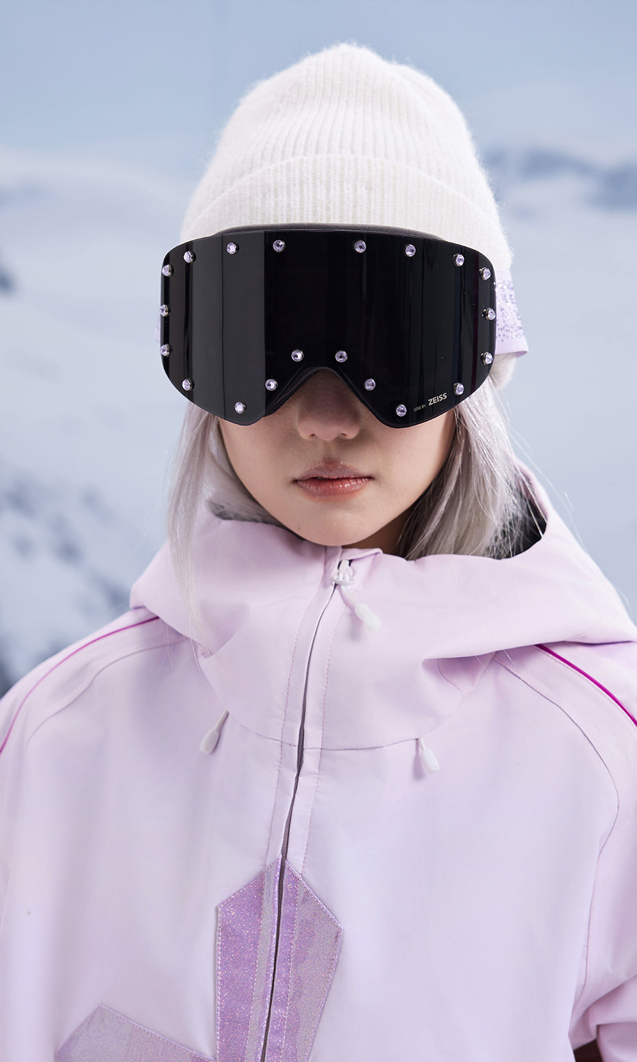 Zeiss diamantbesatte snøbriller