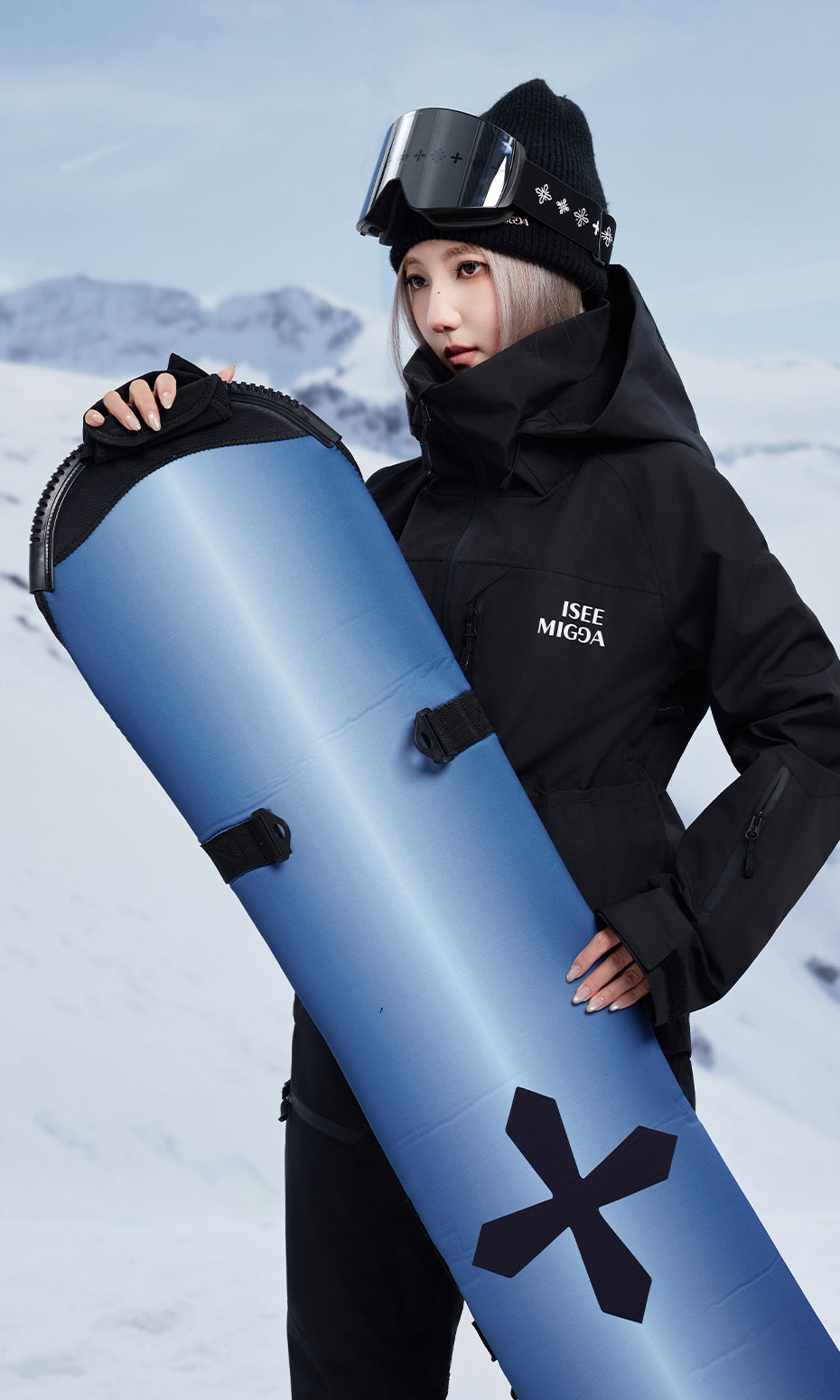 IseeMigga Snowboard Reisevesker