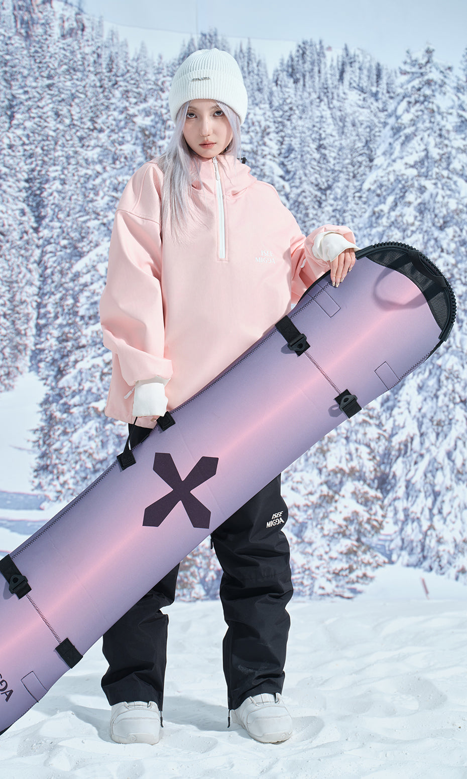 IseeMigga Snowboard Reisevesker