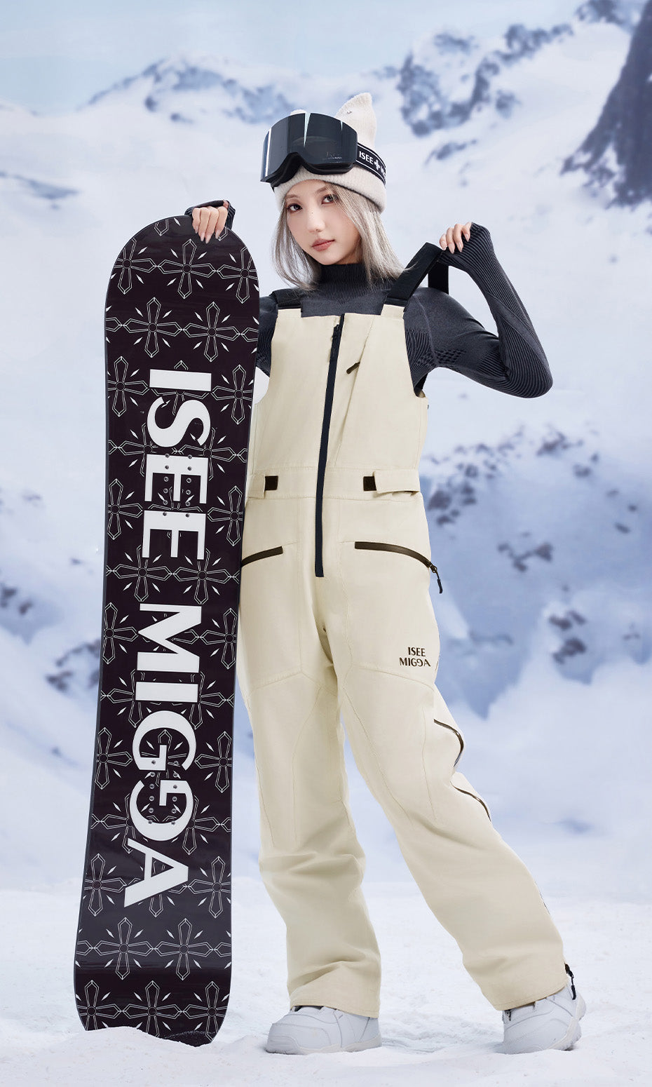 ISEE MIGGA Basic Coffee-Colored Basic Overalls