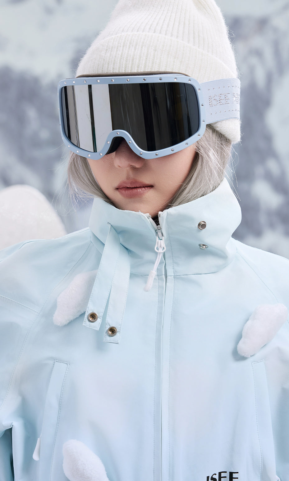 Diamant snøbriller
