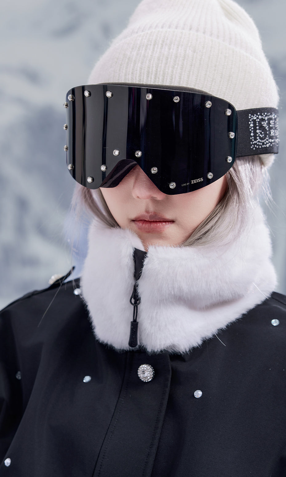 Zeiss diamantbesatte snøbriller