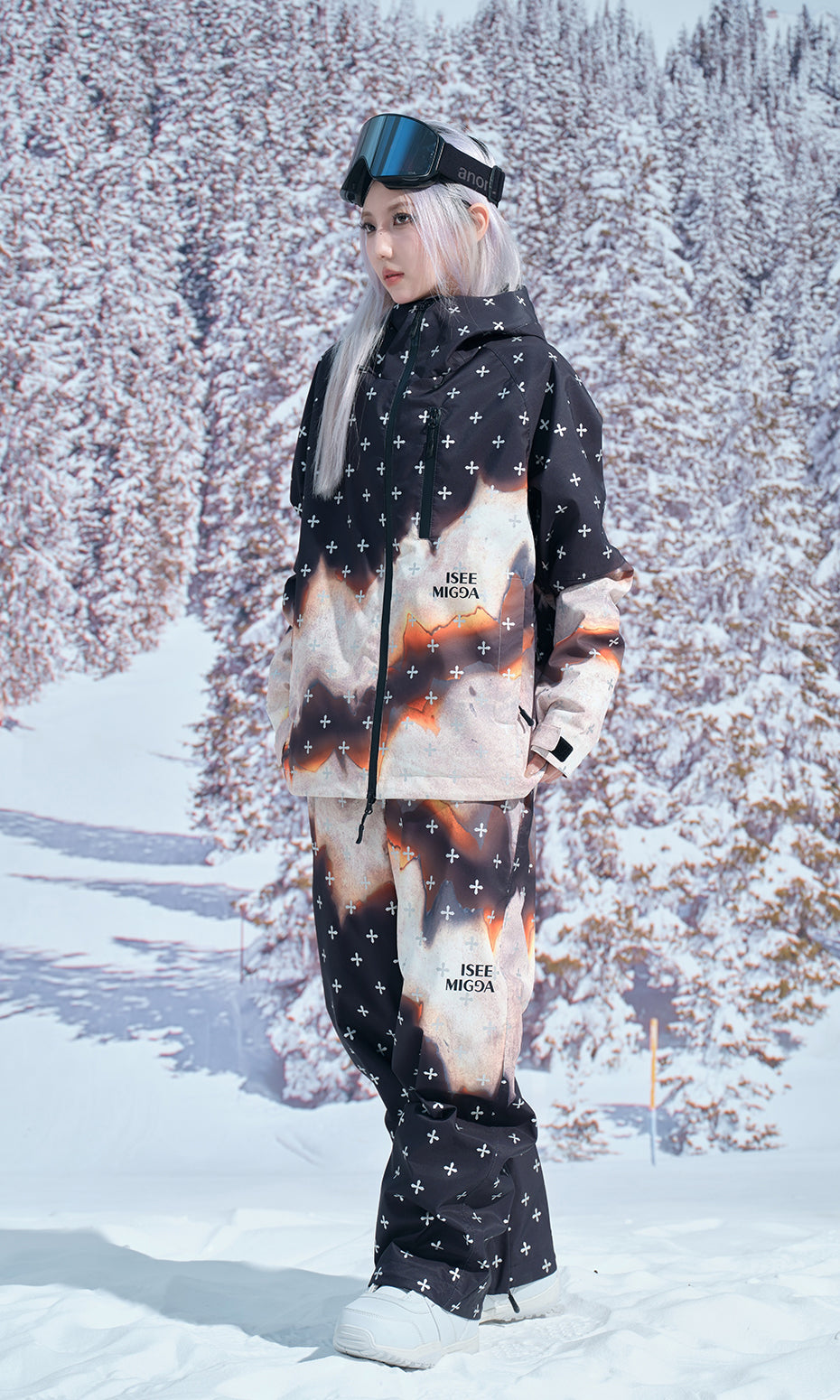 ISEE MIGGA Burning Embers Ski Suit