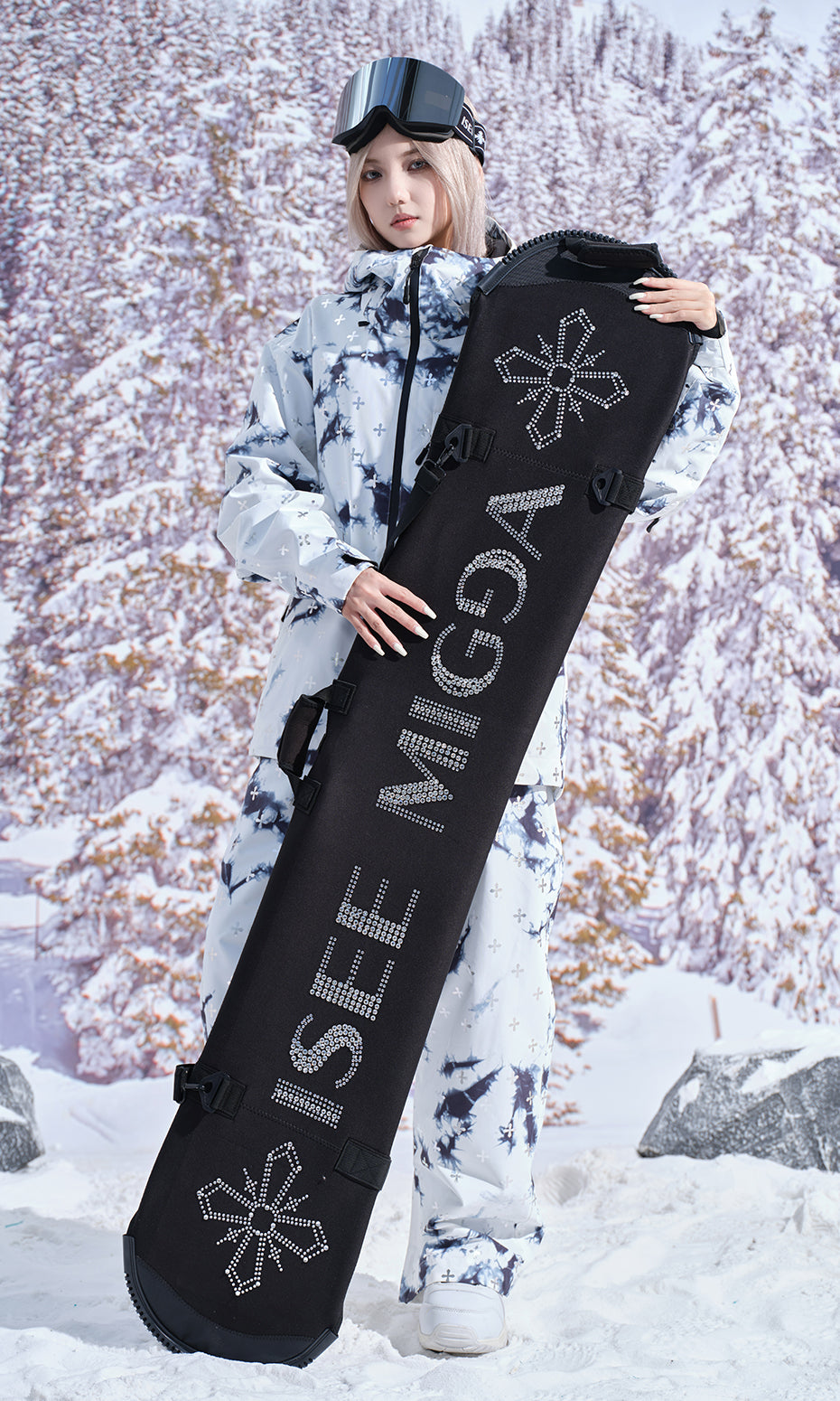 ISEE MIGGA Snowboard Travel Bags with Diamond