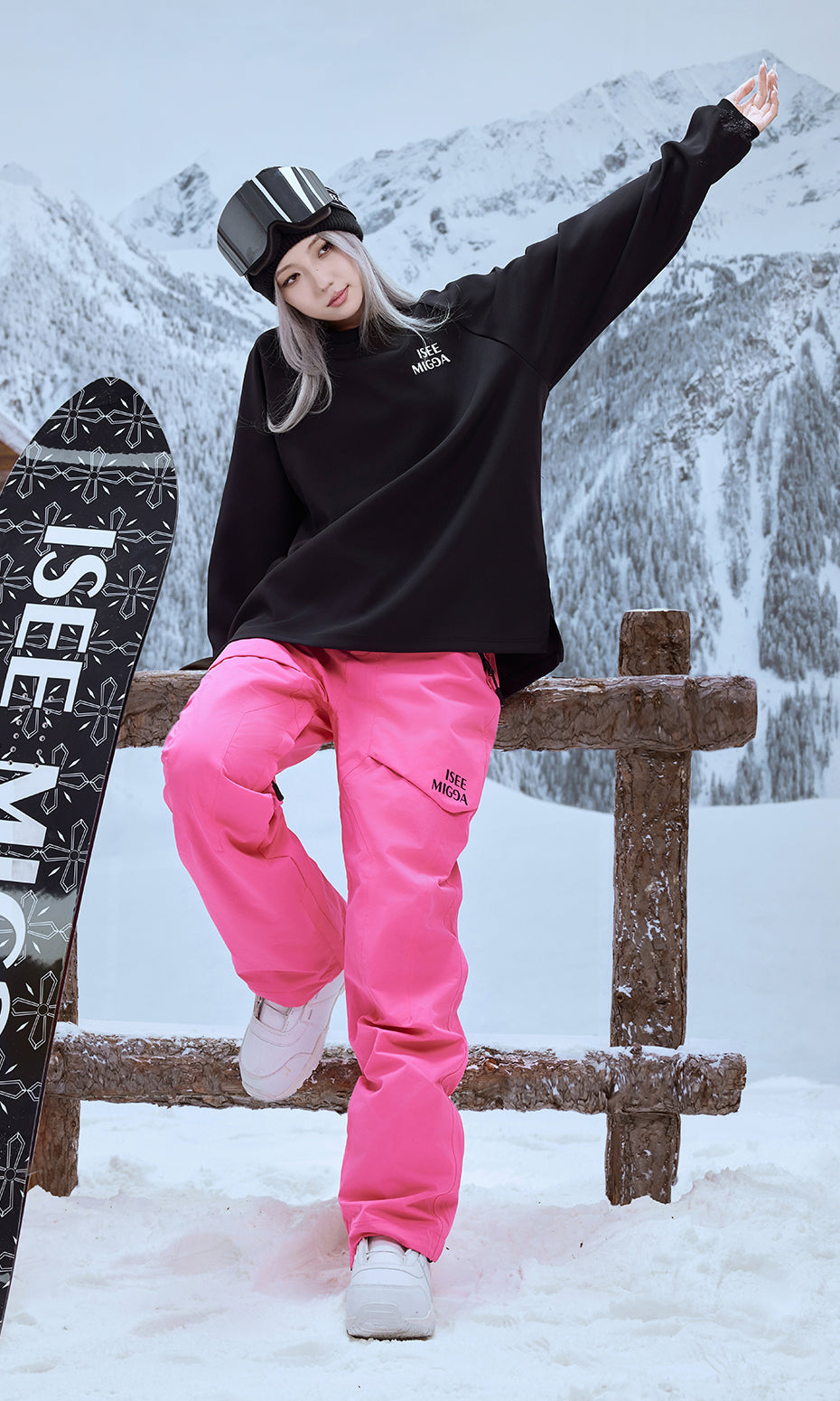 ISEE MIGGA Electric Rose Basic Ski Pants