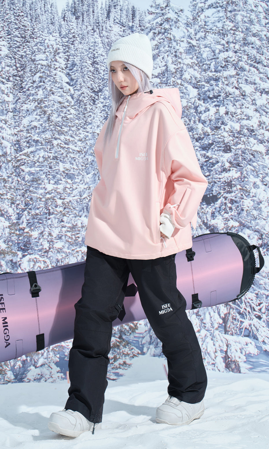 IseeMigga Snowboard Reisevesker