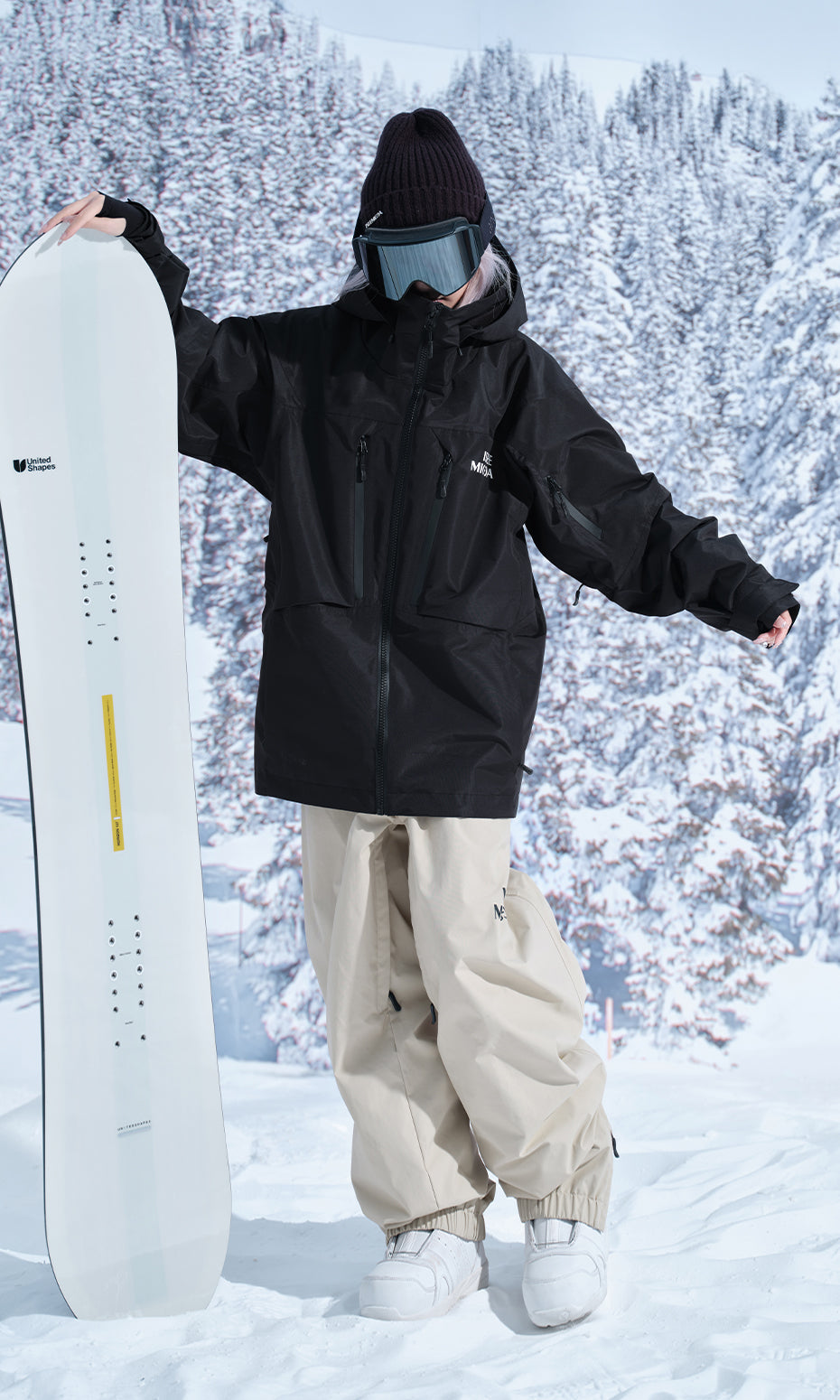 ISEE MIGGA Shadow Black Ski Wear