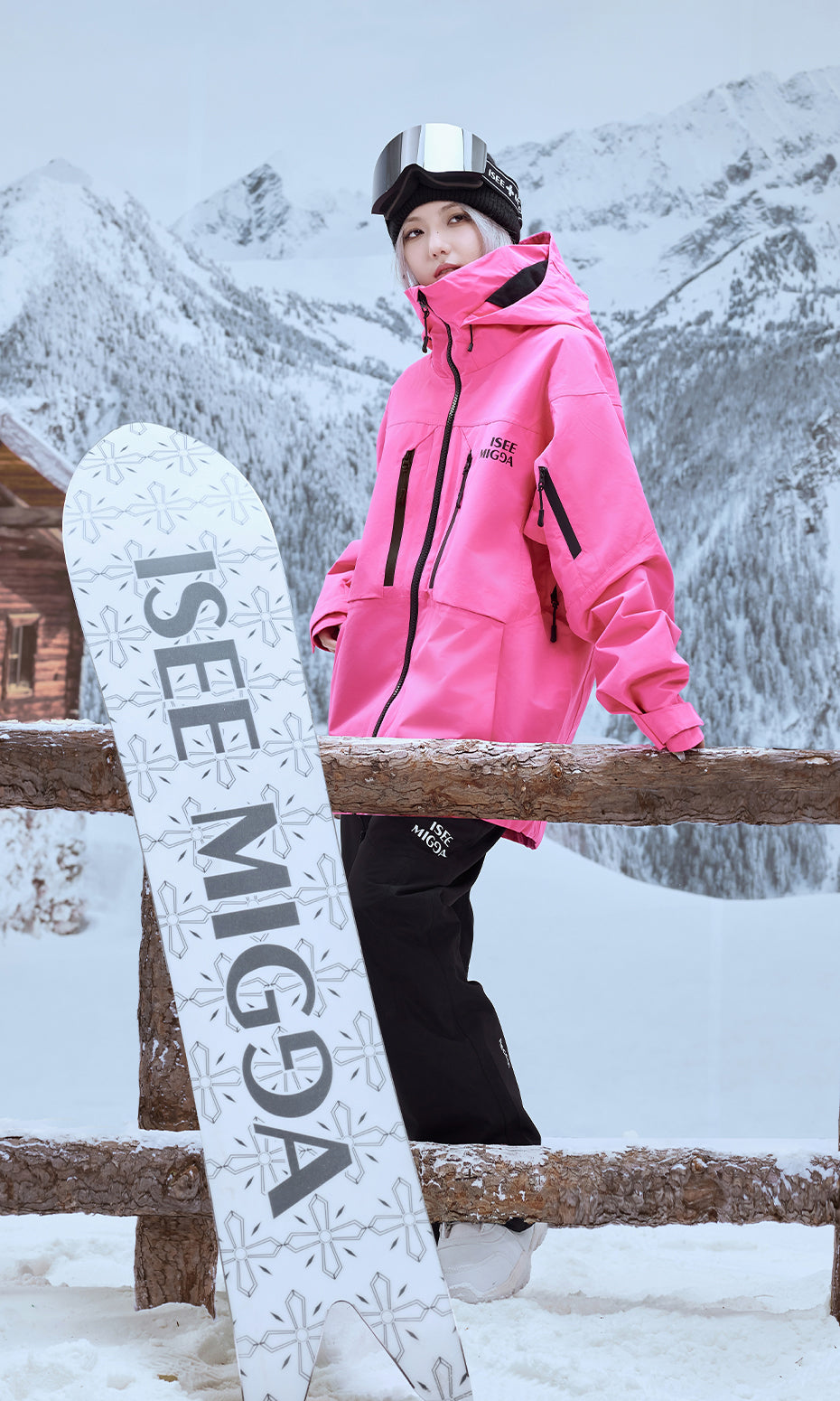 ISEE MIGGA Electric Rose Basic Ski Wear