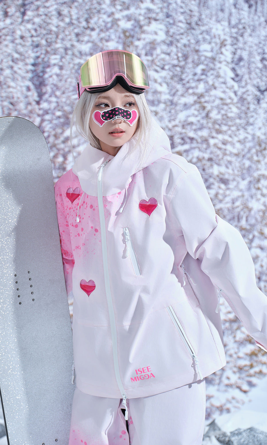 ISEE MIGGA Fluid Heart Ski Suit