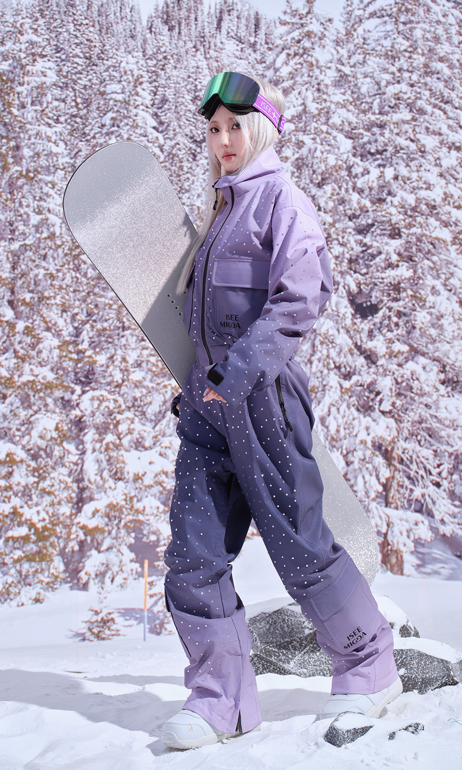 ISEE MIGGA Gradient Diamond Ski Suit