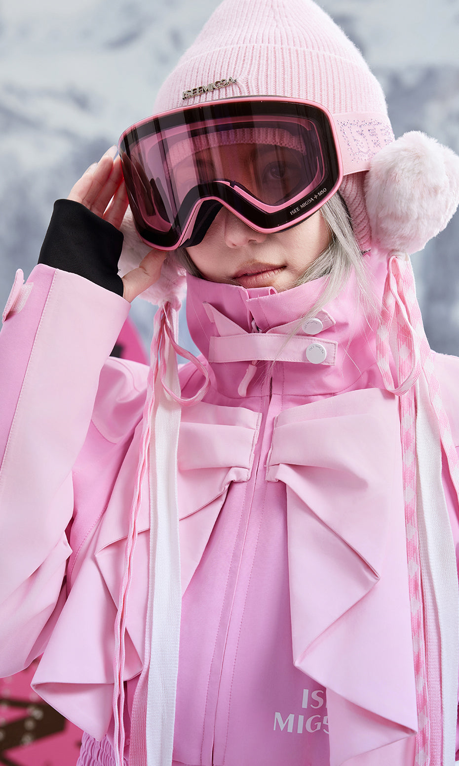 Zeiss diamantbesatte snøbriller