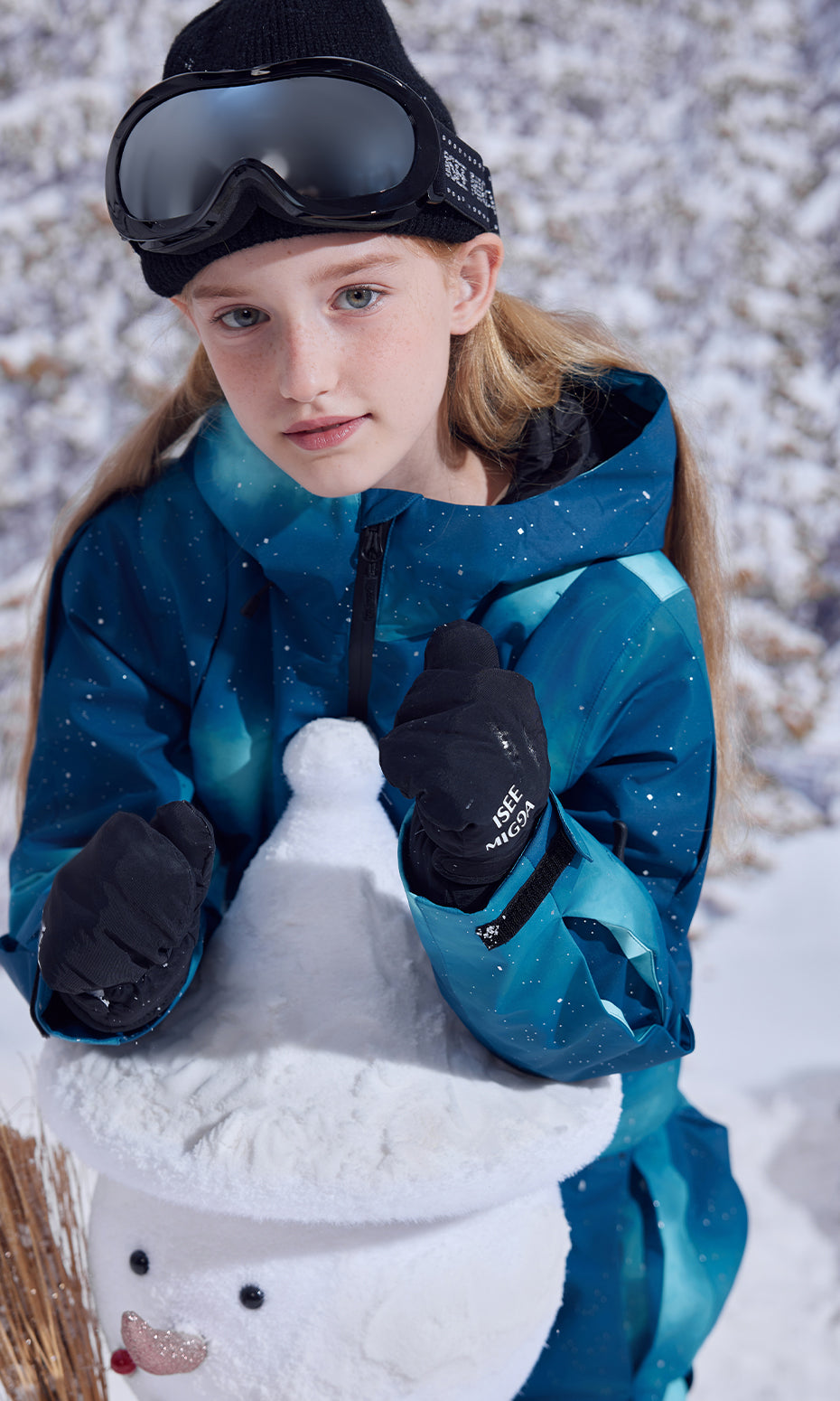 ISEE MIGGA Children's Undersea Starry Sky Ski Suit