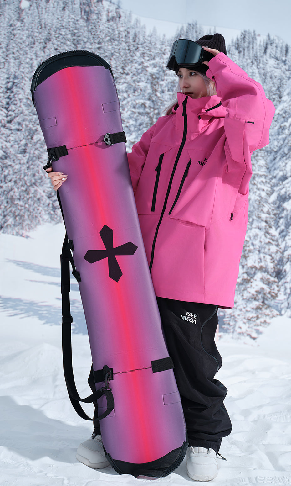 IseeMigga Snowboard Reisevesker