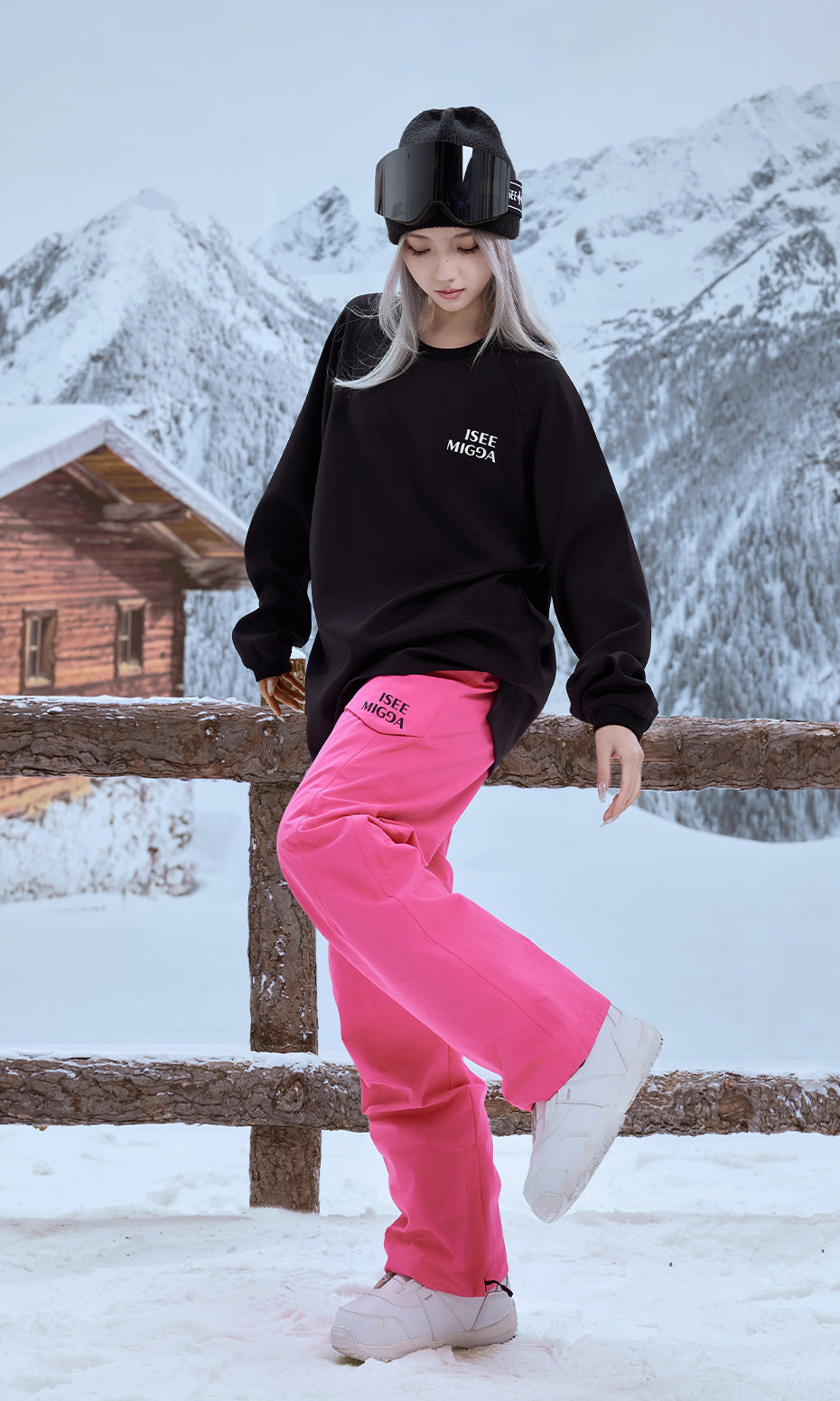 ISEE MIGGA Electric Rose Basic Ski Pants