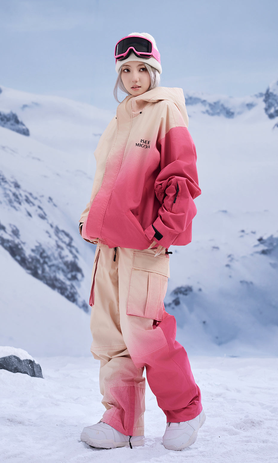 ISEE MIGGA Sweetheart Guava Ski Suit