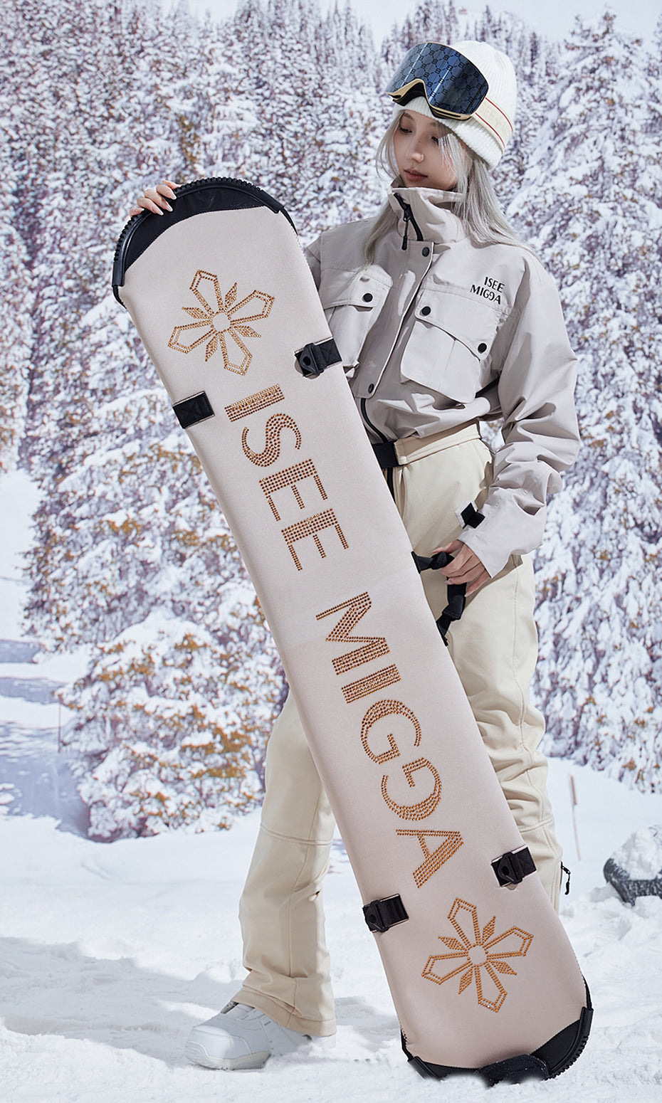 ISEE MIGGA Snowboard Travel Bags with Diamond