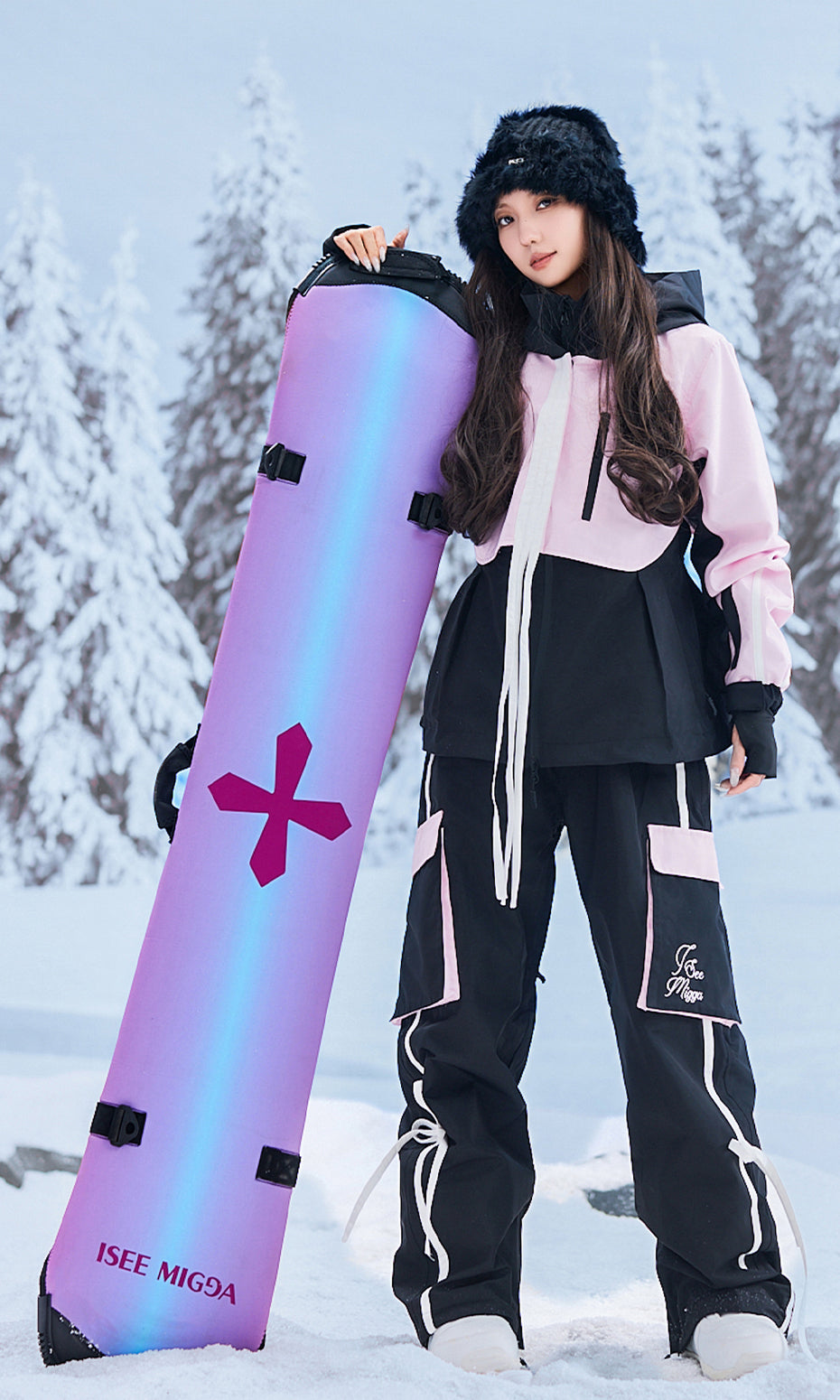 IseeMigga Snowboard Reisevesker