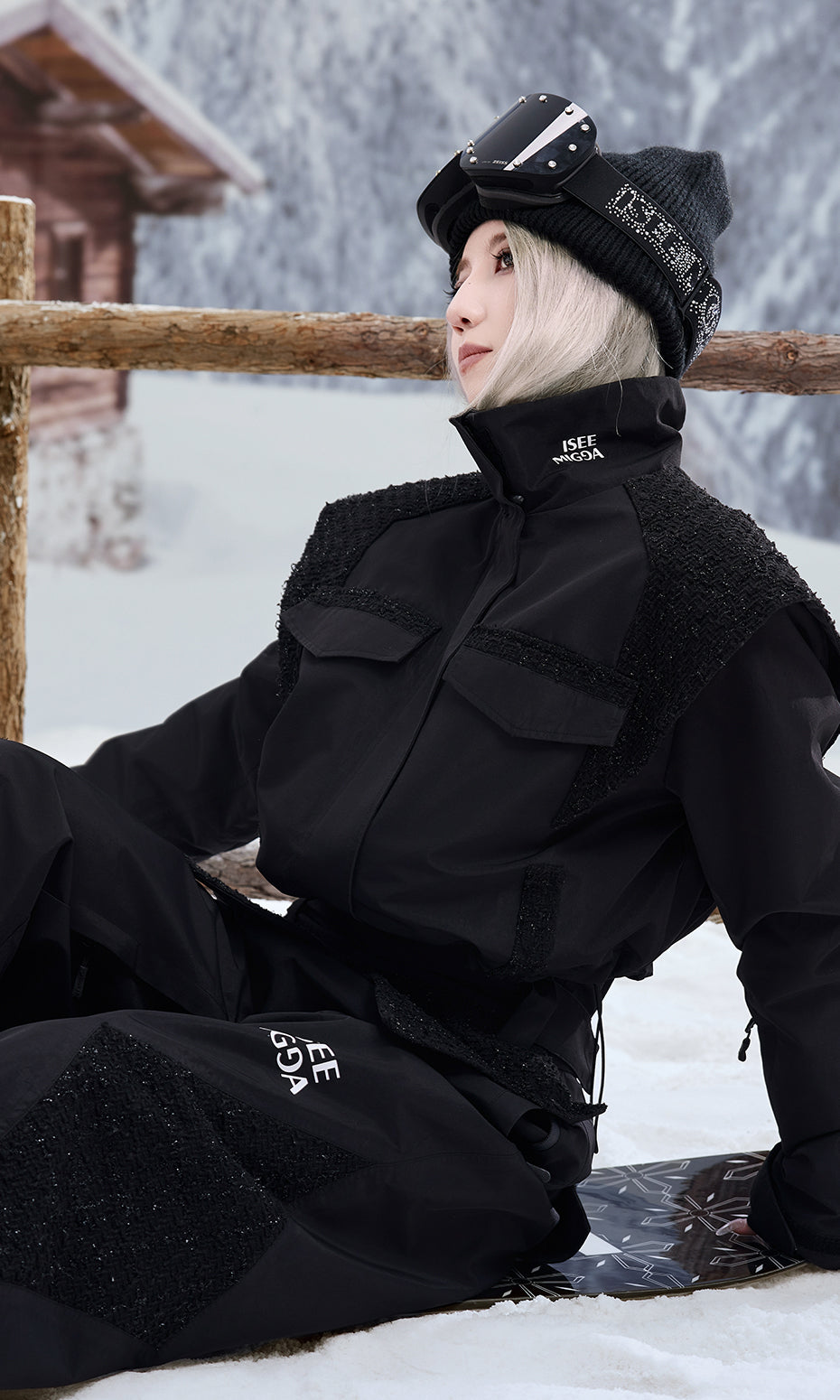 Zeiss diamantbesatte snøbriller