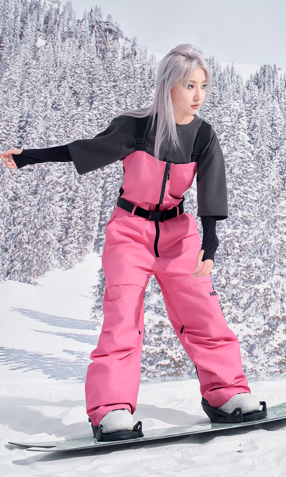 ISEE MIGGA Sequined Heart Ski Suit