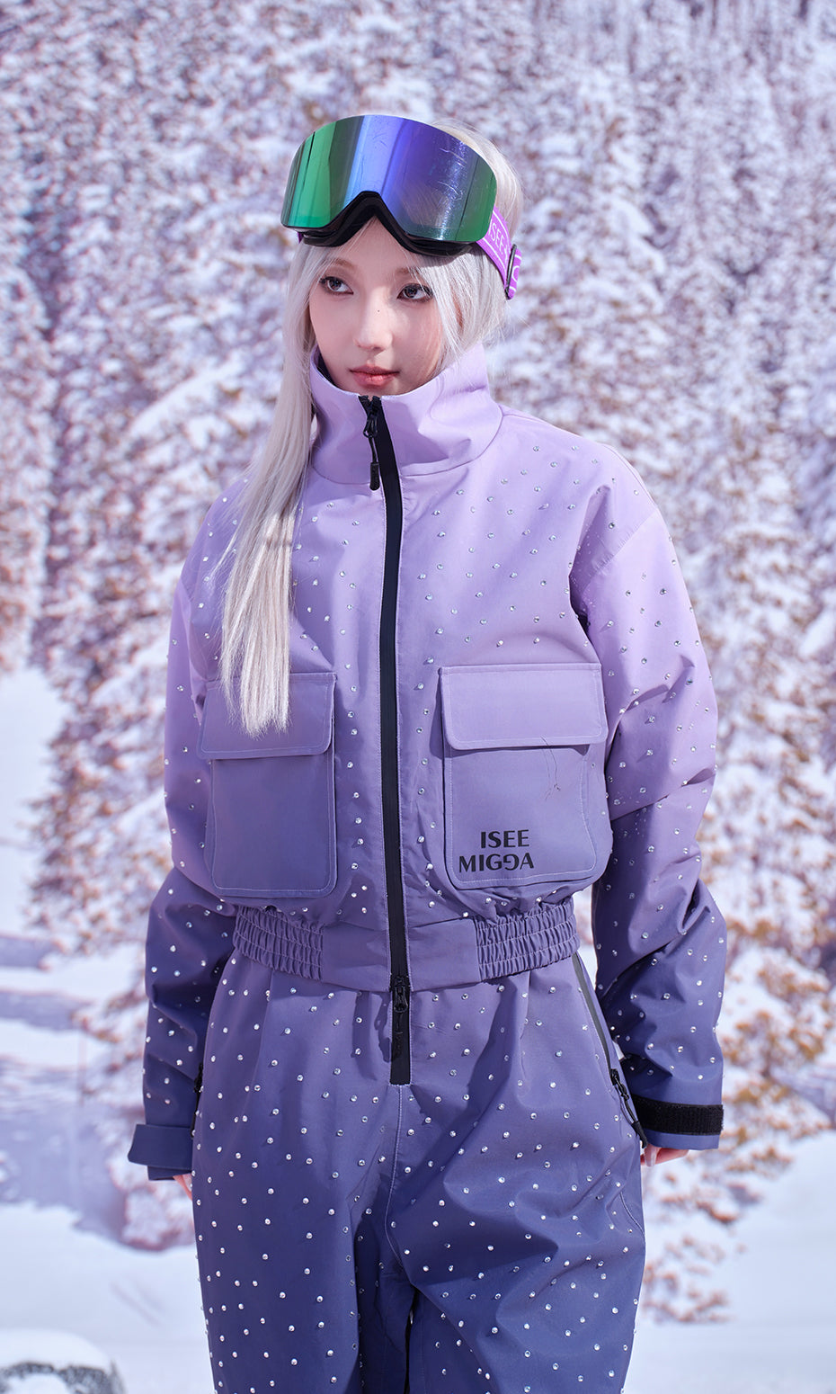 ISEE MIGGA Gradient Diamond Ski Suit