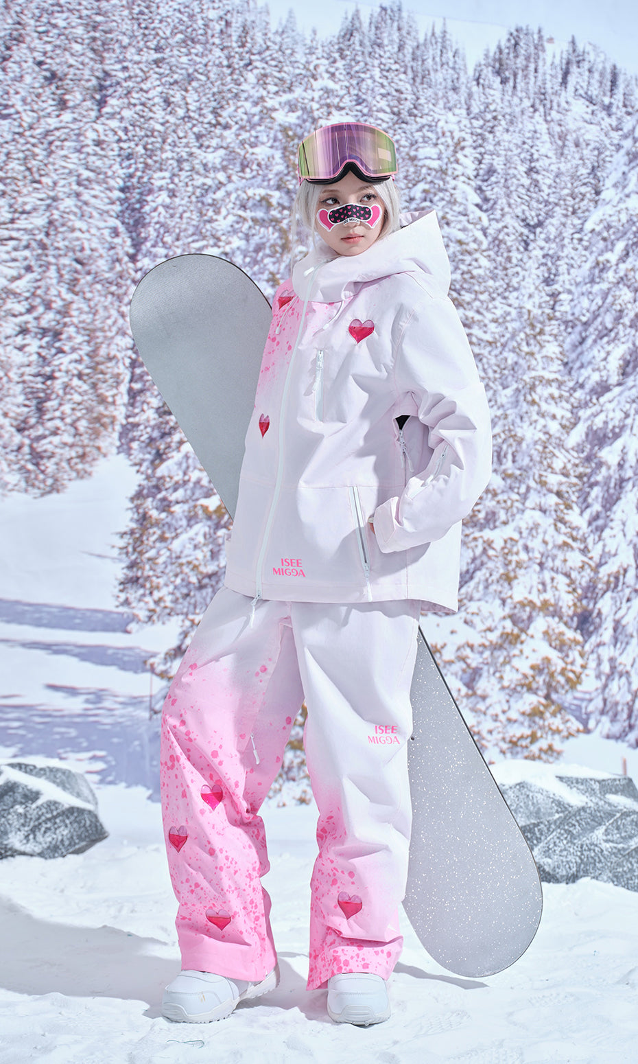 ISEE MIGGA Fluid Heart Ski Suit