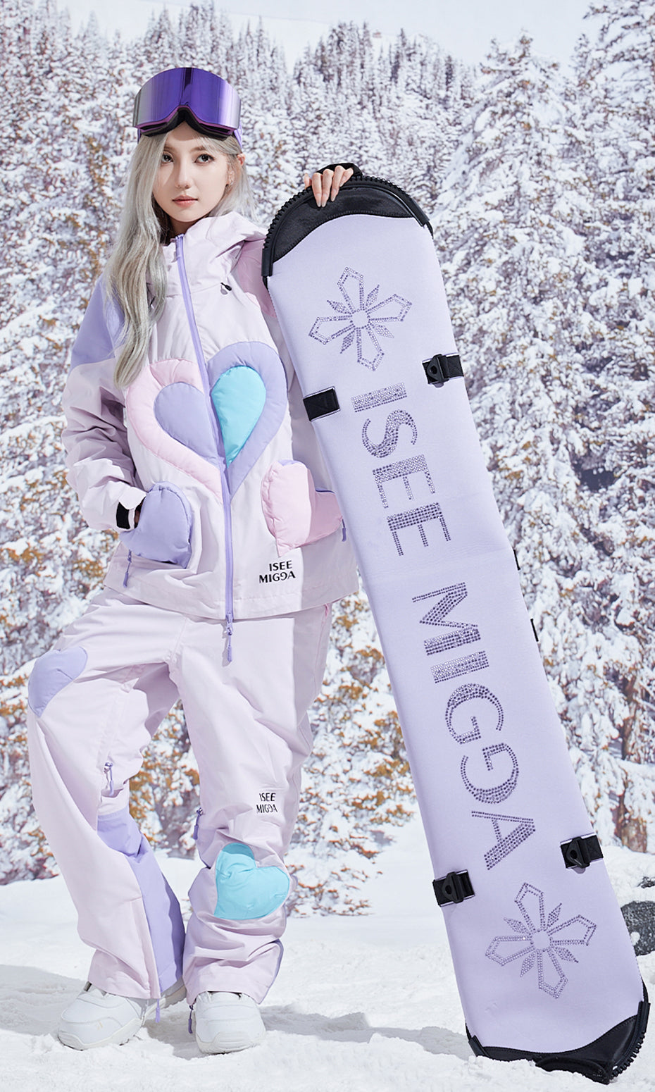ISEE MIGGA Snowboard Travel Bags with Diamond