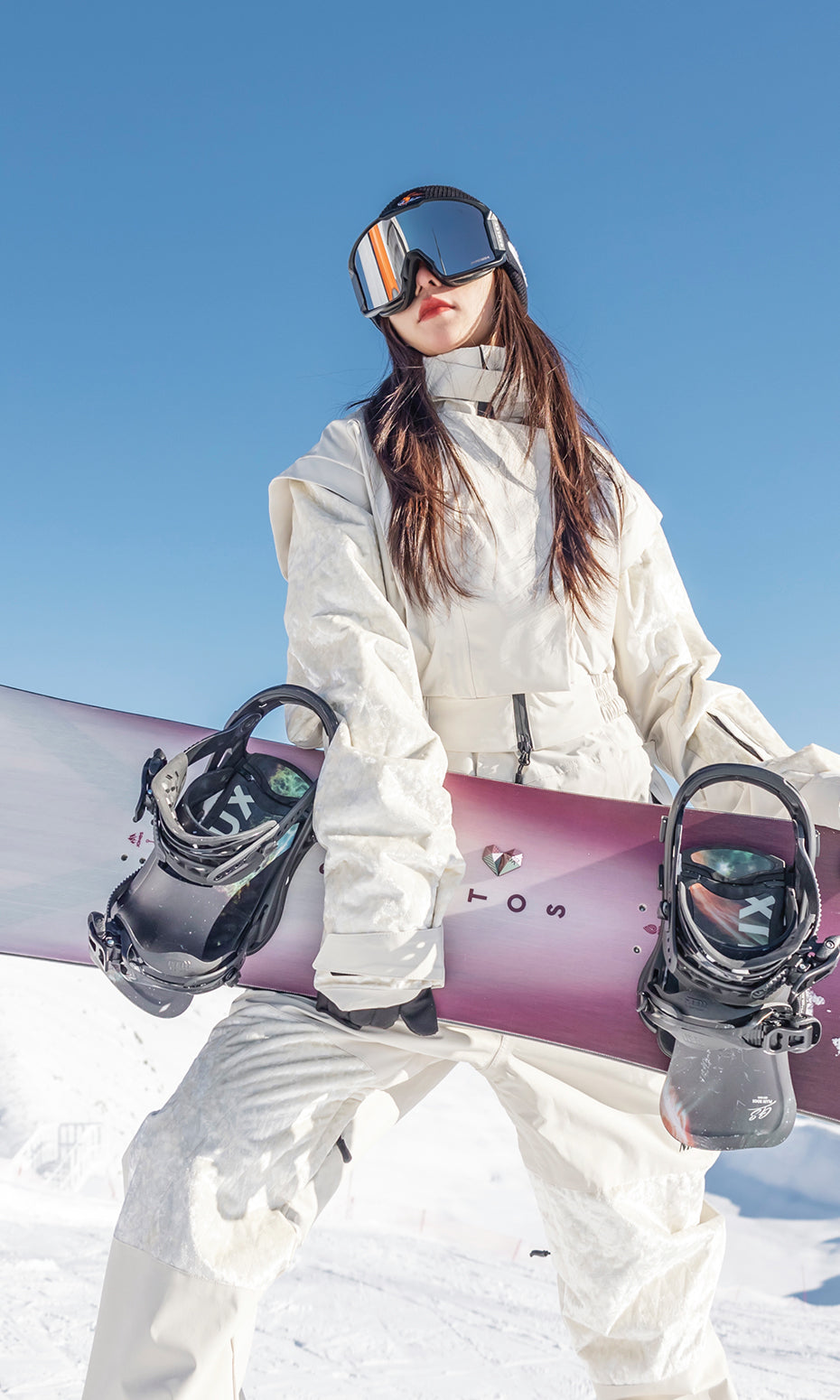 ISEE MIGGA Velvet Quilted Ski Suit